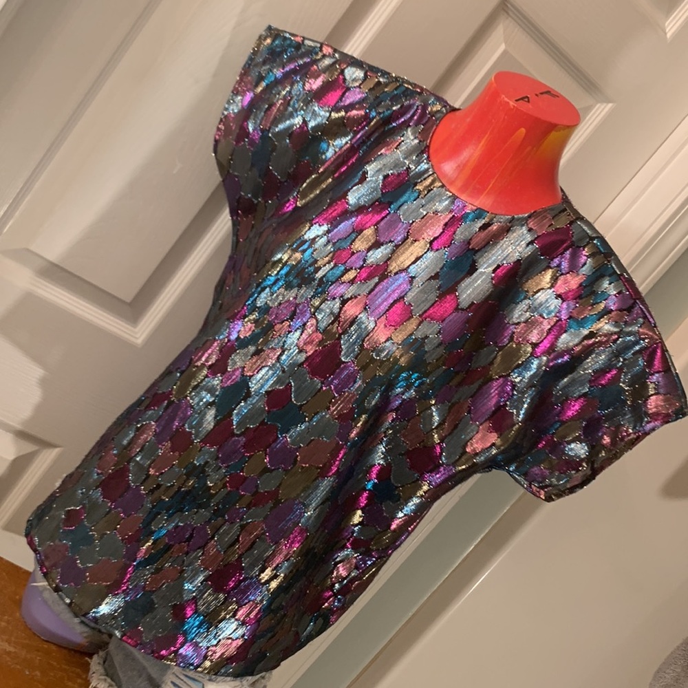 VINTAGE JERI MARQUE Glam Blouse